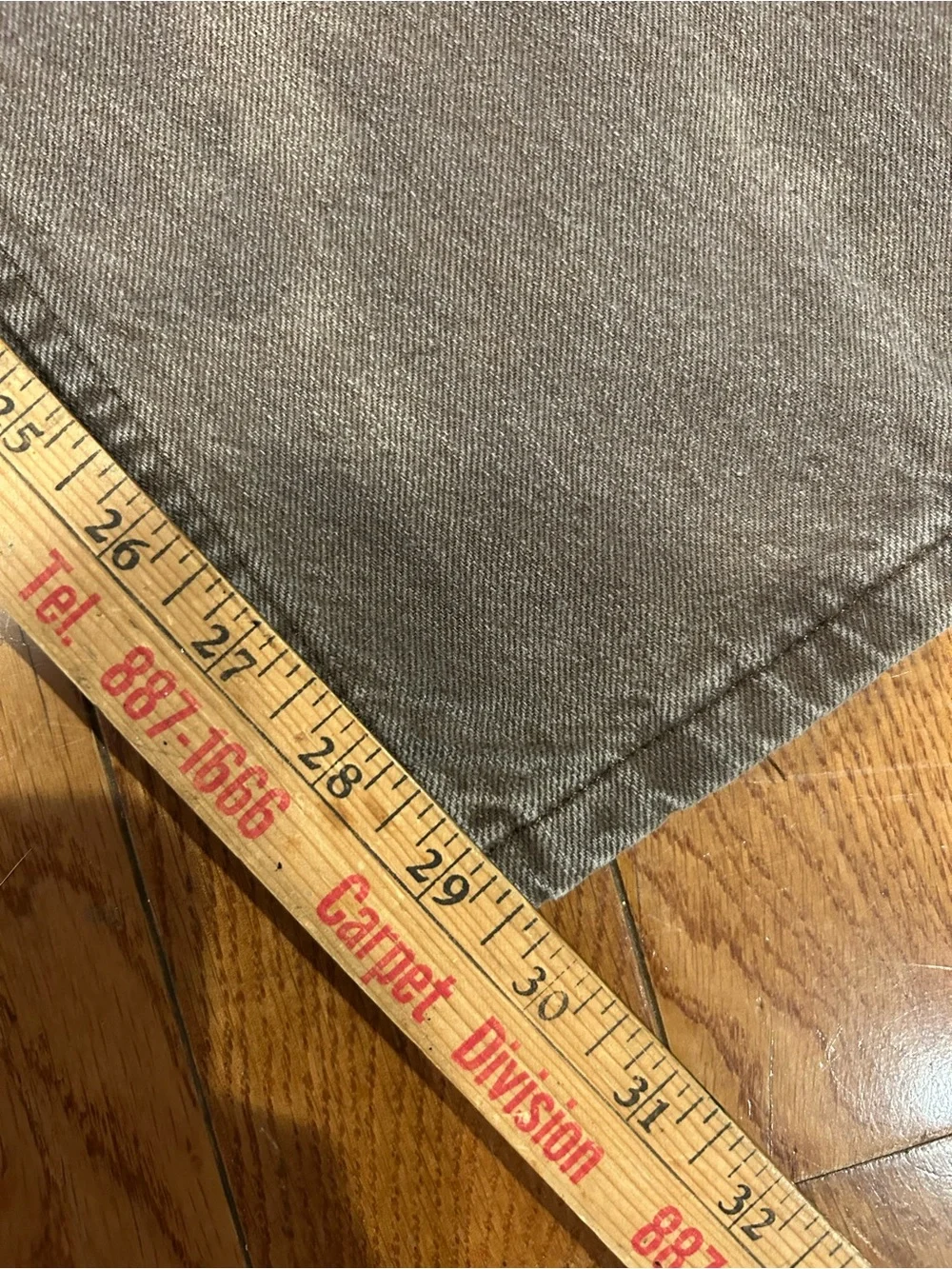 Wrangler Genuine Regular Fit Jeans Mens 40x30 Brown Denim Gray Faded Work Pants